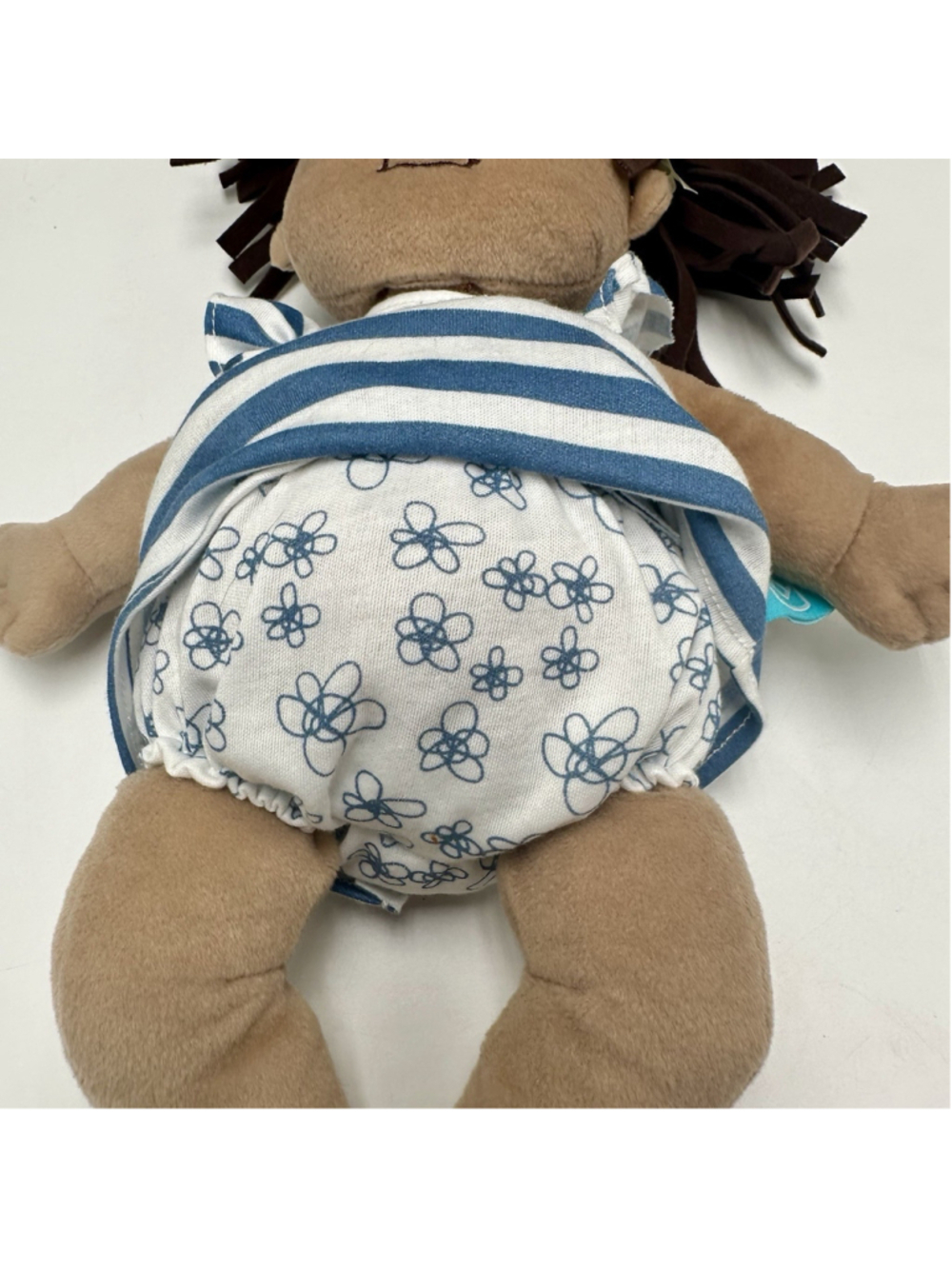 Manhattan Toy Baby Stella Stuffed Doll w/Brown Hair 15” VGUC Soft Play Ragdoll - Picture 4 of 7